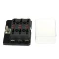 6 Way Blade Fuse Box Holder with LED Warning Light Kit for Car Boat Marine Trike 12V 24V. 