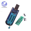 MinPro I programmer USB main board routing LCD SPI FLASH 24 25 burner 25 SPI PLASH and 24EEPROM chips. 