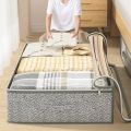 Portable Bed Bottom Storage Box Foldable Clothing Storage Box Waterproof Moisture-proof Household Storage Organizer.