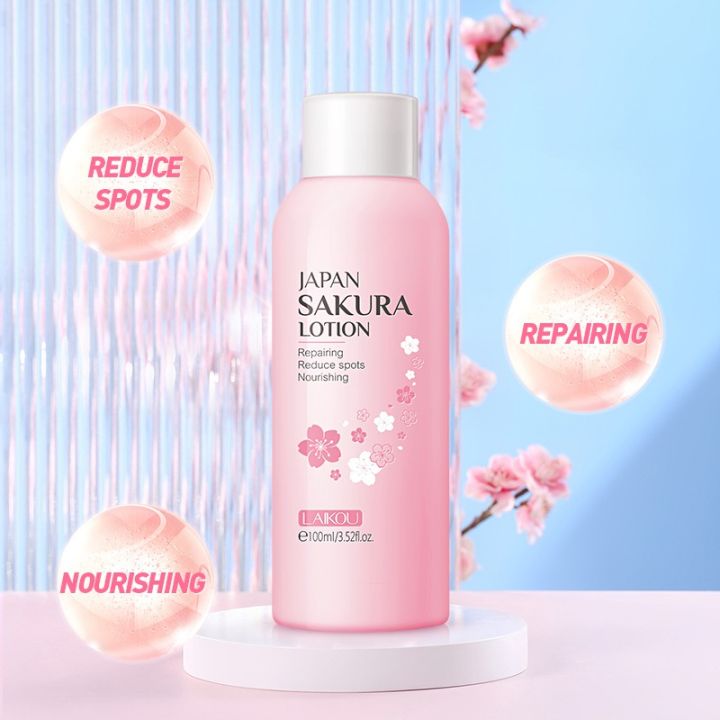 Laikou Japan Sakura Lotion Reduce Body Spots -100ml