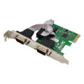 PCIe to Serial Card 2 Ports 1 Ports Com 9 Pin Serial Ports RS232 Expansion Card Adapter. 