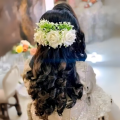 Artificial Flower Bridal / Non-Bridal Khopa for Women.
