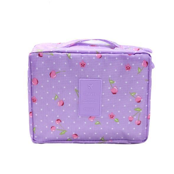 Waterproof Cosmetic Bag for Women Large Capacity Portable Travel Makeup Pouch Organizer