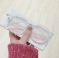 Strict Selection Pure Desire Blush Glasses Female Black Frame Face without Makeup Gadget Comes with Makeup Feeling Slimming Glasses Frame with Myopic Glasses Option Degrees. 