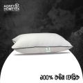 Premium Quality Fiber Head Pillow with Bag, White, (18"x26"), 1 Pcs. 