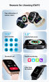 ZZYA IDW19 Smart Watch For Man Woman Alexa-Build-in 5ATM IP68 Waterproof Bluetooth Call Smartwatch 2023 New Heart Rate Veryfit. 
