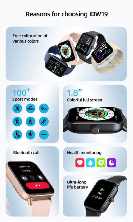 ZZYA%20IDW19%20Smart%20Watch%20For%20Man%20Woman%20Alexa-Build-in%205ATM%20IP68%20Waterproof%20Bluetooth%20Call%20Smartwatch%202023%20New%20Heart%20Rate%20Veryfit%20-%20Image%202
