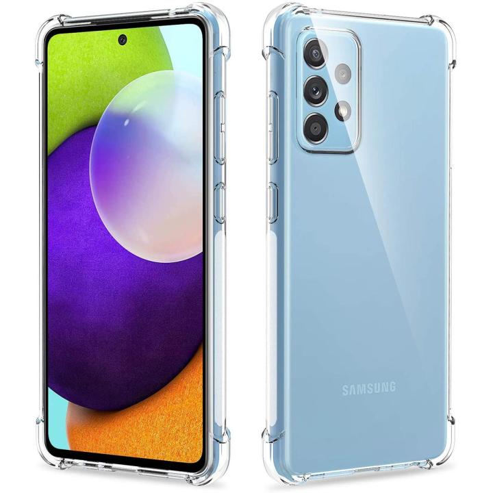 Samsung Galaxy A52 4G/5G Premium Silicone Case Crystal Clear Soft TPU Ultra-Thin Transparent Flexible Protective Mobile Phone Back Cover