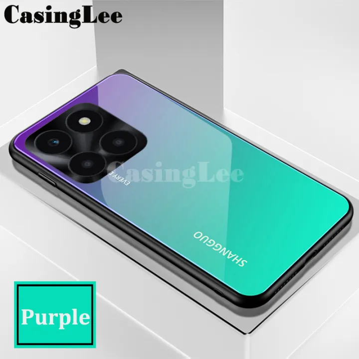 For%20Honor%20X6A%20case%20Gradient%20Mirror%20Tempered%20Glass%20Protector%20Hard%20Cover%20For%20Honor%20X6A%20Back%20Cover%20Phone%20Cases%20-%20Image%203