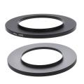 2Pcs Camera Lens Filter Step Up Ring Adapter Black - 49Mm-77Mm & 52Mm-77Mm. 