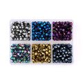 600pcs/lot 4mm Plated Color 5238 Bicone Beads Loose Spacer Beads Austria Jewelry Beads for Sewing Diy Supplies Jewelry Making.