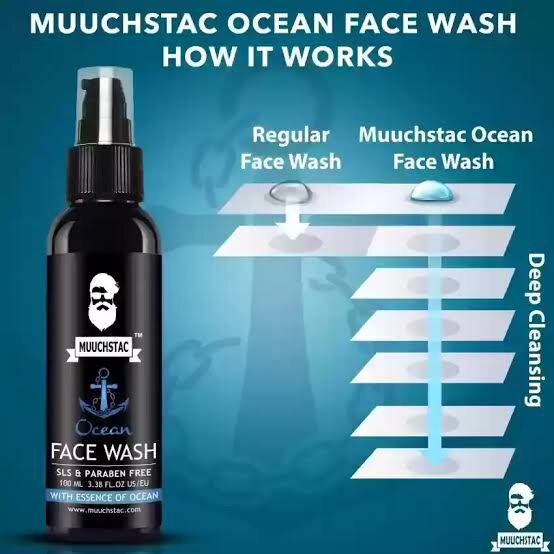 International Men's Face Wash Ocean Face Wash