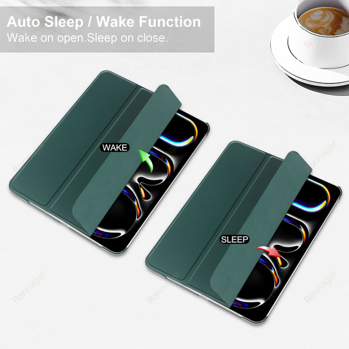 For%20New%20iPad%20Pro11%20Inch%20Case%202024%205th%20Generation(M4)%20PU%20Leather%20Smart%20Cover%20Wake/Sleep%20up%20with%20pencil%20holder%20iPad%20Pro%2011%205th%20Gen%20-%20Image%203