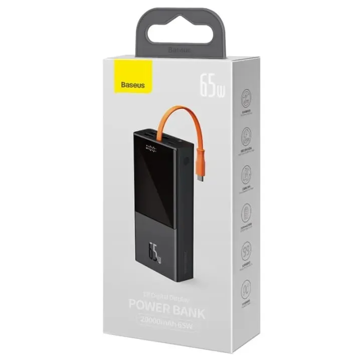 Baseus%2065W%20Power%20Bank%2020000mAh%20with%20Type%20C%20Two-Way%20Cable%20External%20Battery%20for%20Phone%20and%20Notebook,%20Three-Port%20Fast%20charging%20-%20Image%203