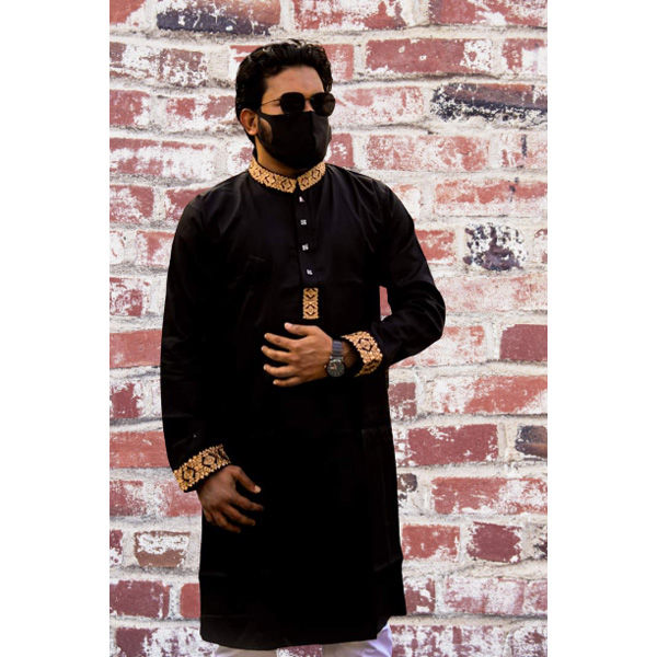 Mens%20New%20design%20semilong%20fasionable%20panjabi%20-%20Image%202