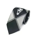 Anime JoJo's Bizarre Adventure Kira Yoshikage Cosplay Tie KILLER QUEEN Skull Neck Heavens By Cosplay Costume Prop. 