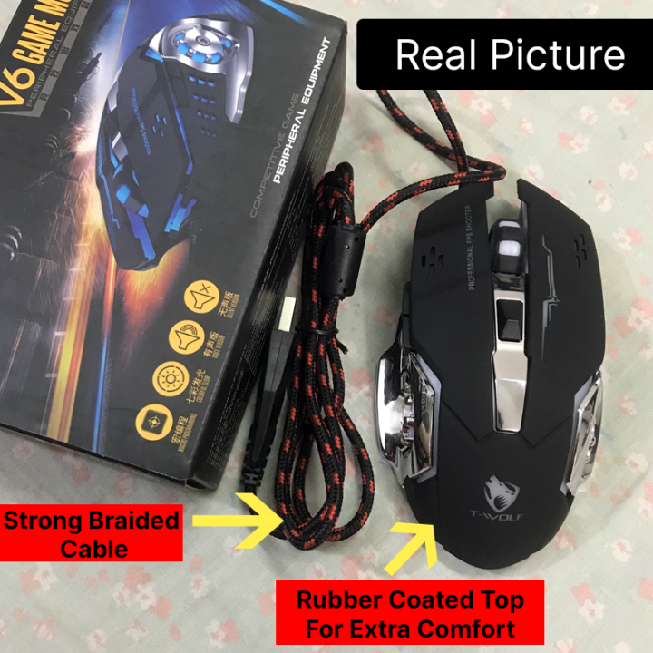 Gaming%20Mouse%20With%20Lighting%20TWolf%20V6%20illuminated%20Wired%20Mouse%20For%20Gaming%20PC%20Laptop%20Computer%20Desktop%20Black%20RGB%20Mouse%20For%20Gamers%206%20Button%20Mouse%20With%20DPI%20-%20Image%202