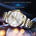 DGSenpi Watch Automatic Non-Mechanical Watch Diamond Waterproof Double Calendar Business Men.