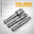 TOLSEN 3Pcs SDS-Plus Socket Driver Set Drills Drill Bit Adaptor 77865 - Kings Trading.
