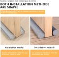 Flexible Door Bottom Sealing Strip Guard Wind Dust Threshold Seal Draft Stopper. 