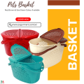 Cat/Dog/Rabbit/Pet Carrier Basket- Red.
