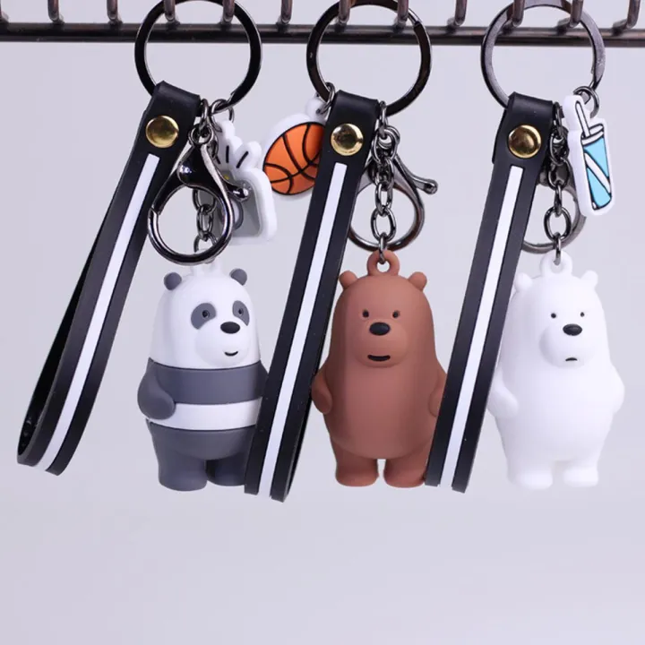 We%20bare%20bears%20key%20chains%20Grizzly%20Ice%20bear%20Panda%20Keychains%20Cartoon%20bear%20-%20Image%202