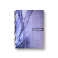 Hearts Spiral Student Notebook – (4 Pcs) 102 Pages (51 Sheets) – Premium 65 GSM Printed Paper – Strong Spiral Binding – Study & Writing Notebook for School, College, Office – Size 9.8 x 7.2 Inch [Hearts Student Notebook Roll]. 