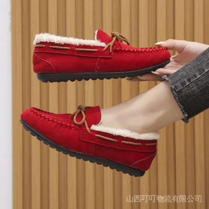Gommino%20Female%20Winter%20Fleece-lined%202024%20New%20Fur%20Shoes%20Female%20Outdoor%20Non-Slip%20One%20Pedal%20Loafer%20Snow%20Cotton%20Boots%20-%20Image%205