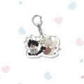 Manga Waterside Night Taeju Double Sided Acrylic Keychain Plate Yaoi Anime Low Tide In Twilight Key Chain Ring Cosplay Prop Gift.