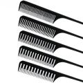 Hairdressing Comb Plastic Pointed-tail Comb Hair Salon Professional Hair Dye Comb High Temperature Anti-static Hair Cutting Comb. 