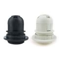 【VisioN Shop】Lamp Holder Black White ES E27 M10 Light Bulb Lampshade Collar Lighting Accessories.