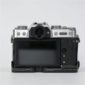 Palm Print PU Leather Camera Half Body Case for Fujifilm XT30 Fuji X-T30 XT30II XT20 XT10 Battery Opening Bottom Cover. 