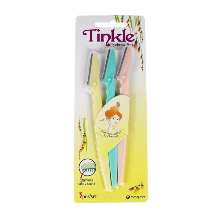 Tinkle Eyebrow  razor Shaper  3-Pack