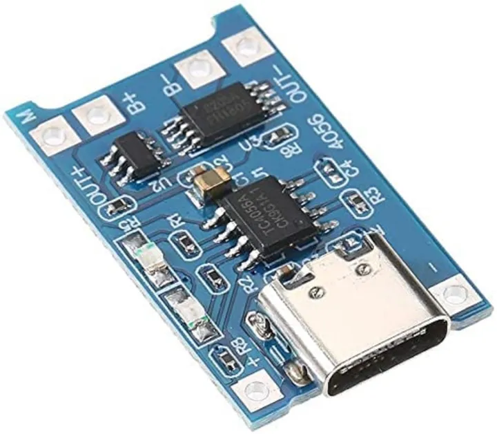 TYPE%20C%20TP4056%20TP4056%20C%20Type%205V%201A%20TUSB%20With%20Battery%20PROTECTION%20Charger%20Circuit%20Adapters%20Module%20For%203.7%20Battery%2018650%20Battery%20-%20Image%203