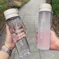 800ml/600ml Large Capacity Sports Fruit Lemon Juice Drinking Bottle Infuser Clear Portable Plastic Water Bottle.