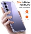 Samsung Galaxy S25 Premium Silicone Case Crystal Clear Soft TPU Ultra-Thin Transparent Flexible Protective Mobile Phone Back Cover.