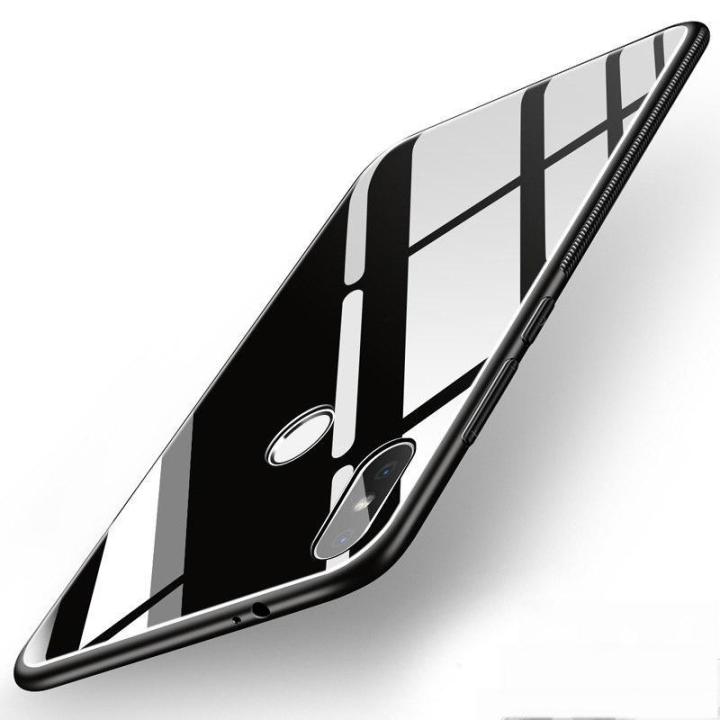 Xiaomi Mi A2 Lite - (100% Premium Quality) DESIGNED IN HONG KONG Scratchproof Tempered Glass Case Back Cover