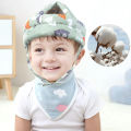 Baby Head Helmet Baby Toddler Anti-Collision Cap Adjustable Child Crashworthiness Soft Helmet Baby Head Soft Protection Artifact - Best Rate. 