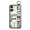 Back Cover Wristband Phone Case For VIVO Y11 5G 2026/Y11D 4G 2026 Shockproof Cartoon Phone Holder Soft case Waterproof. 