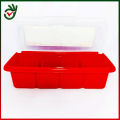 Plastic 4 Containers Spice Box with Spoon.