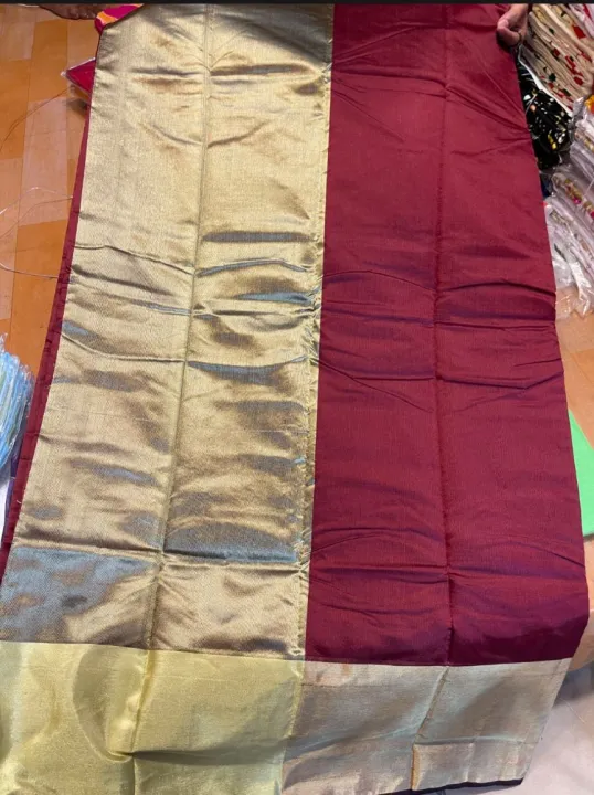 Red%20And%20Green%20Combination%2012%20Hand%20Half%20Silk%20Saree%20For%20Women%20-%20Sari%20-%20Image%204