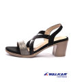 Walkar Ladies Heel PU Synthetic gliter. 