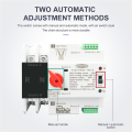 2X Din Rail 2P ATS Dual Power Automatic Transfer Switch Electrical Selector Switches Uninterrupted Power 63A. 