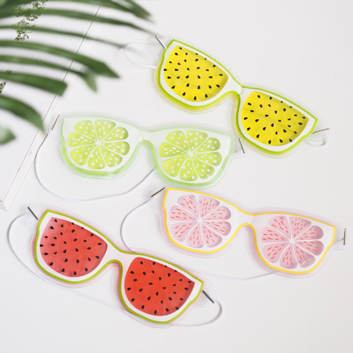 1pc Fruit ice Compress Eye Mask for Fatigue Relieve , Remove Black Eye Beauty Sleeping Gel Eye Patch Beauty Tool