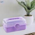 Multipurpose Storage Box First Aids PP for Hair Accessories Jewelry Cosmetic.