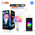 FXPOT Tuya Smart Led RGB (Bluetooth) 10W Bulb Dimming Lights E27 Aluminum APP Control. 