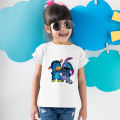 Disney White Outdoor Comfy Kids T-Shirts Stitch & Groot Creativity Popular Exquisite 3-12T High Quality Child T Shirts Hot Sell. 