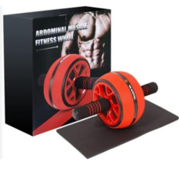 FITNESS WORLD - Ab Roller Wheel for Abdominal Exercise and Core Workouts