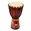 African hand drums small 10 inch native Media Indonesia imports handmade wood hollow carved Lijiang professional goat Carving - Carving random. 