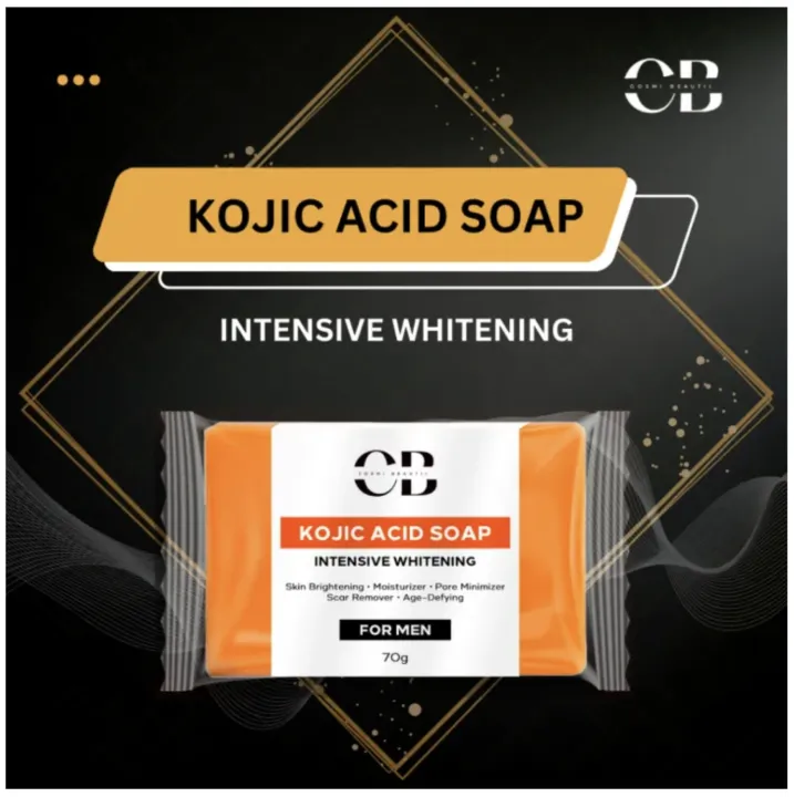Cosmi%20Beauty%20Kojic%20Acid%20Soap70g%20CB%20Intensive%20Whitening,%20Brightening,%20Age%20-%20Defying,%20Moisturizer%20soap%20for%20Men%20&%20Women%20-%20Image%202
